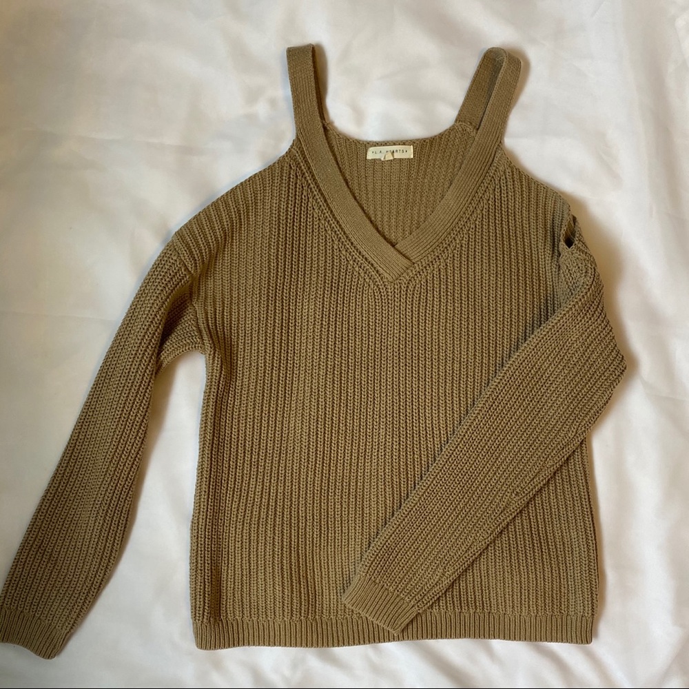 Cold Shoulder Sweater
